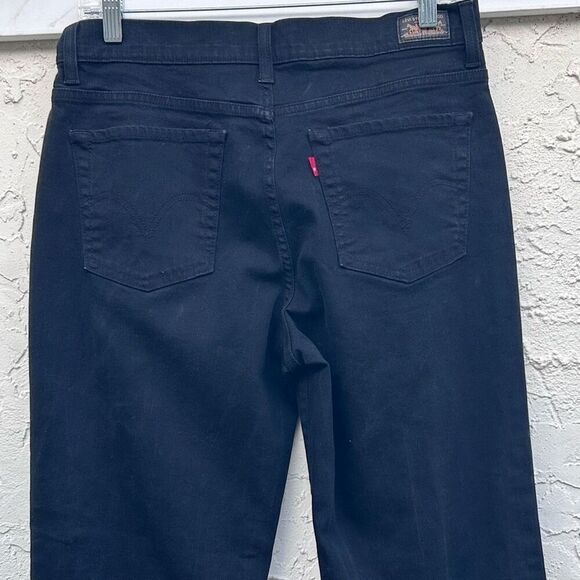 Levi's Strauss Jeans Women's Size 14 Black Perfectly Slimming Boot Cut 512 - Picture 9 of 13